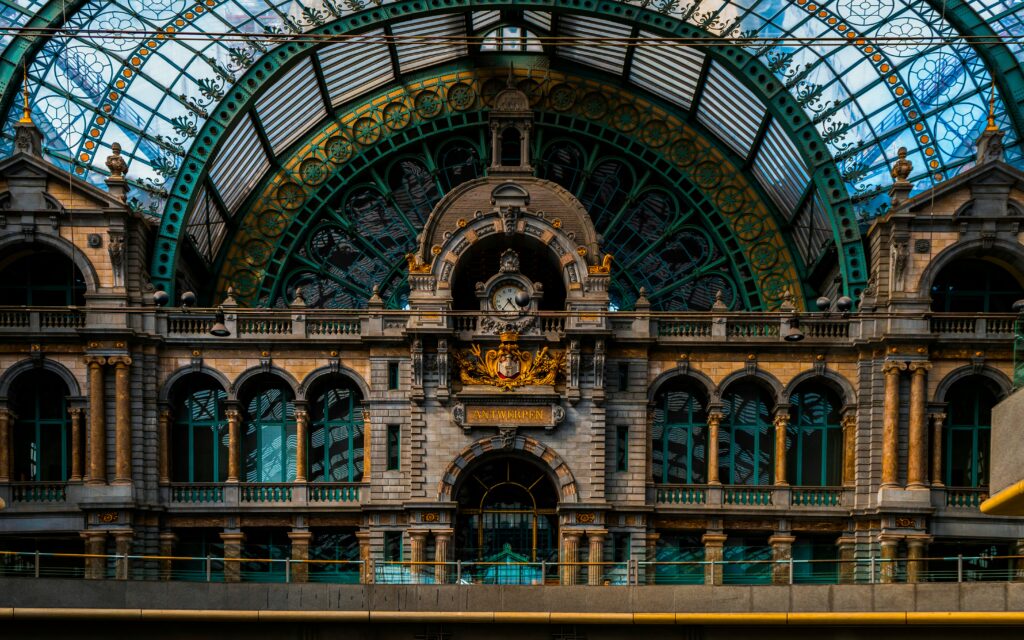 Antwerp Central Station.