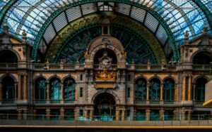 Antwerp Central Station.